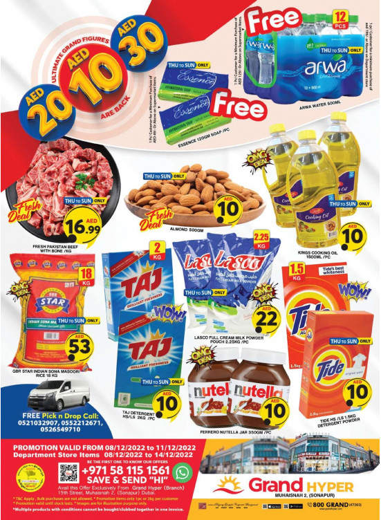 Weekend Deals - Grand Hyper Muhaisnah