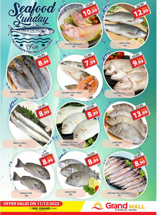 Seafood Sunday - Grand Mall Sharjah