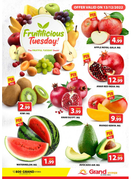Fruitilicious Tuesday - Grand Hyper Al Khail Mall