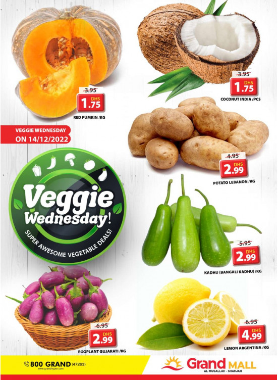 Veggie Wednesday - Grand Mall Sharjah