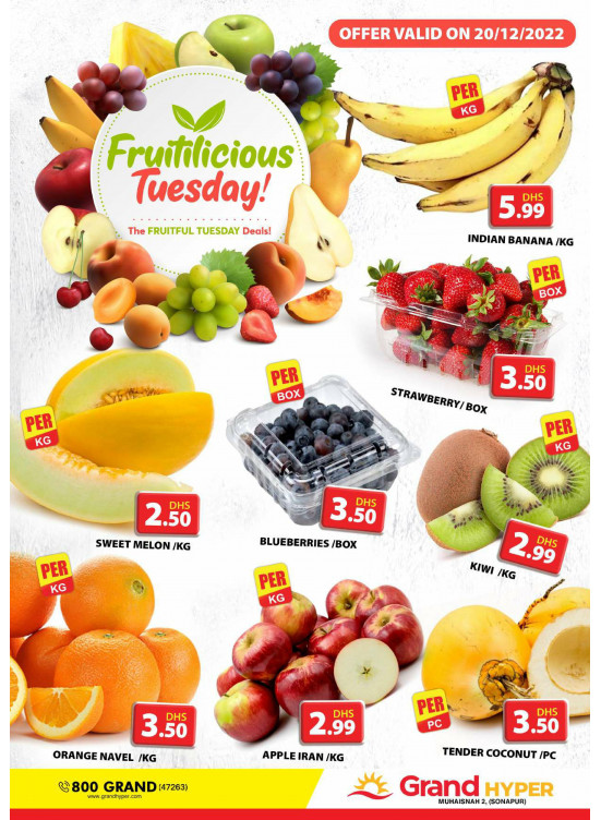 Fruitilicious Tuesday - Grand Hyper Muhaisnah