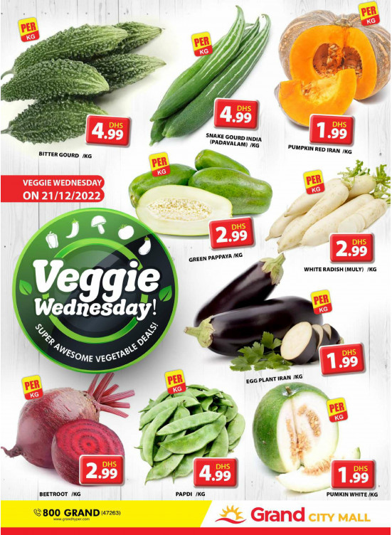 Veggie Wednesday - Grand City Mall