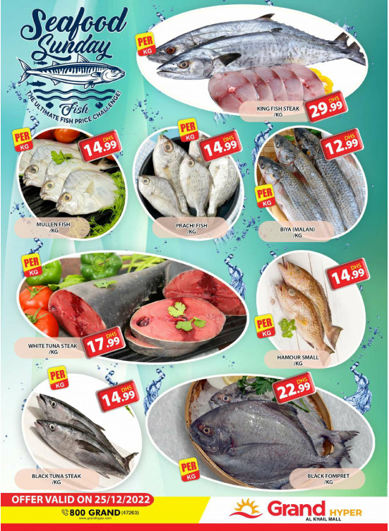 Seafood Sunday - Grand Hyper Al Khail Mall