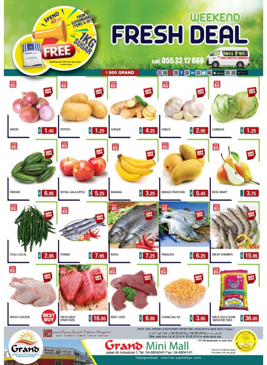 Weekend Fresh Deals - Grand Mini Mall