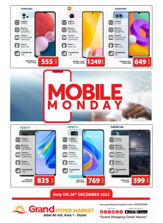 Monday Deals - Grand Hypermarket Jebel Ali