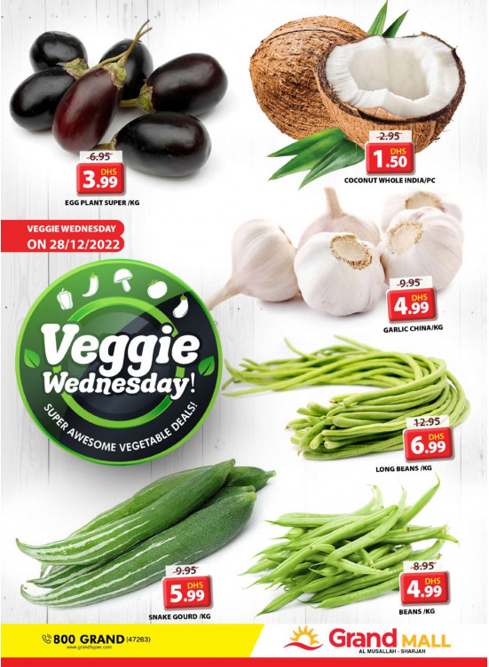 Veggie Wednesday - Grand Mall Sharjah