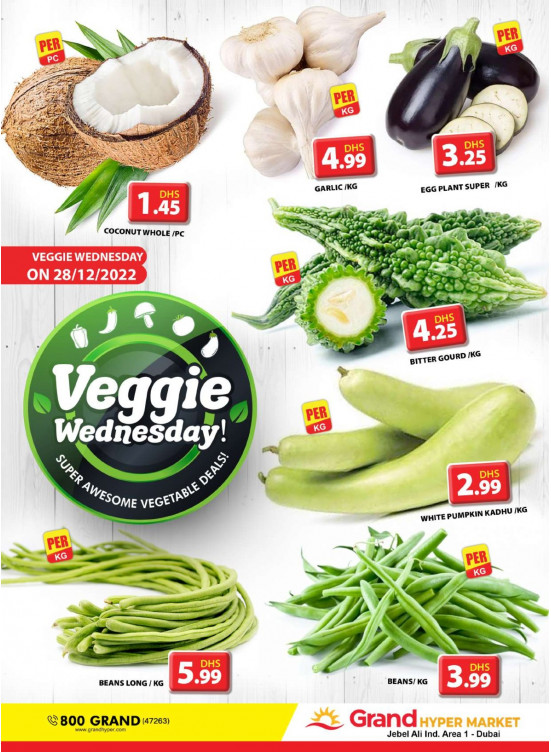 Veggie Wednesday - Grand Hypermarket Jebel Ali
