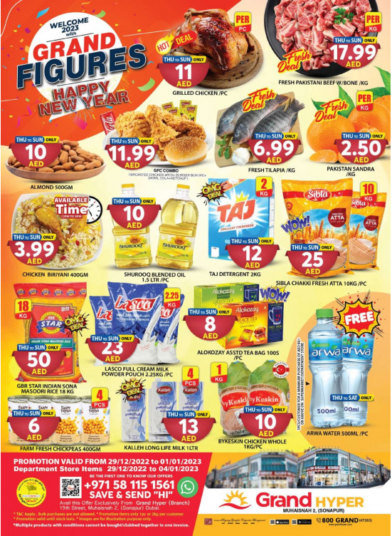 Weekend Deals - Grand Hyper Muhaisnah