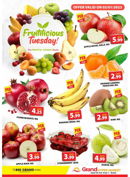 Fruitilicious Tuesday - Grand Hypermarket Jebel Ali