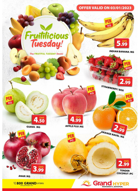 Fruitilicious Tuesday - Grand Hyper Muhaisnah