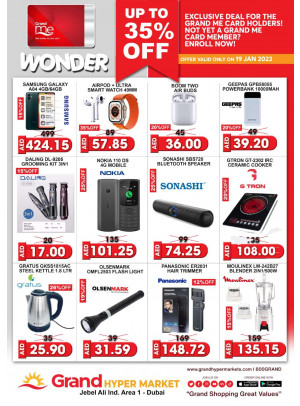 Wonder Deals - Grand Hypermarket Jebel Ali