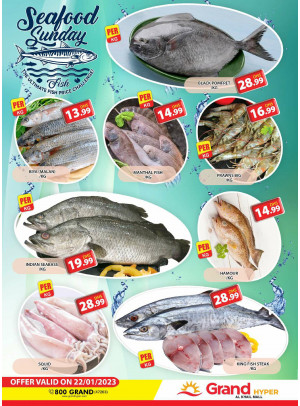 Seafood Sunday - Grand Hyper Al Khail Mall