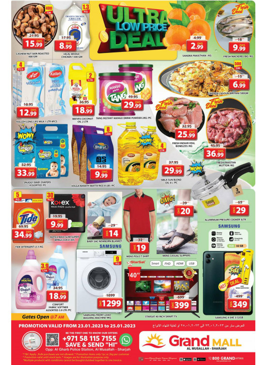 Ultra Low Price Deal - Grand Mall Sharjah