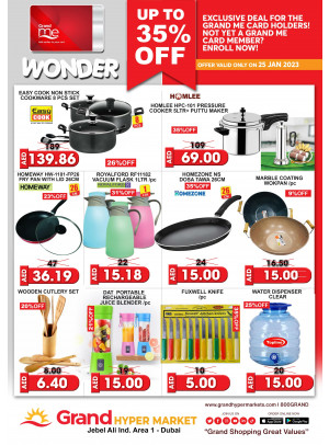 Wonder Deals - Grand Hypermarket Jebel Ali