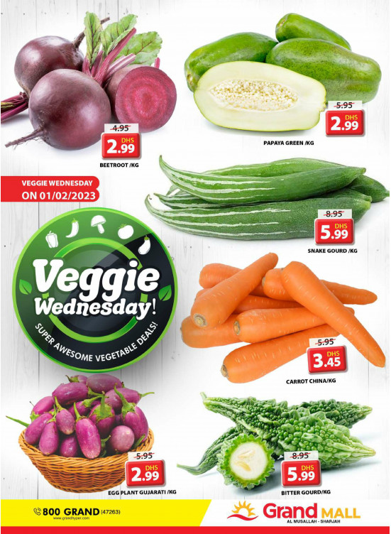 Veggie Wednesday - Grand Mall Sharjah
