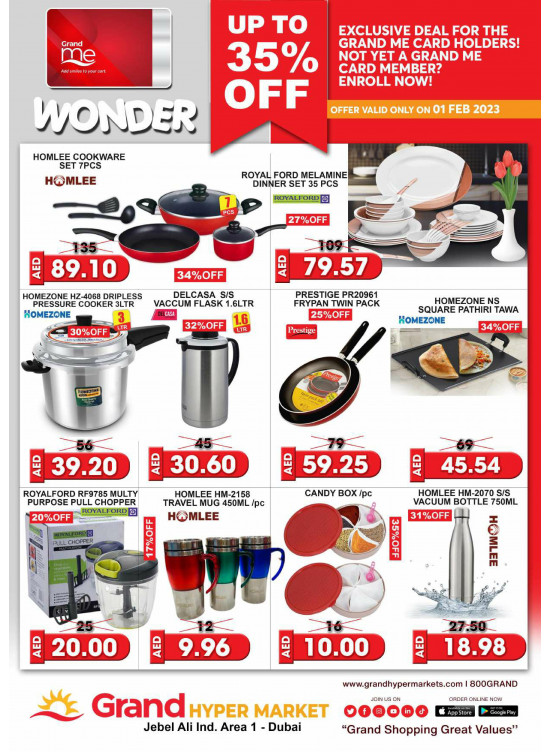 Wonder Deals - Grand Hypermarket Jebel Ali