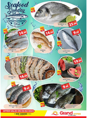 Seafood Sunday - Grand Hyper Al Khail Mall