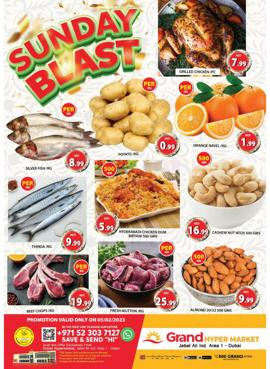 Sunday Blast - Grand Hypermarket Jebel Ali