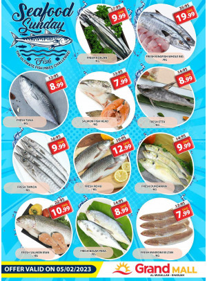 Seafood Sunday - Grand Mall Sharjah