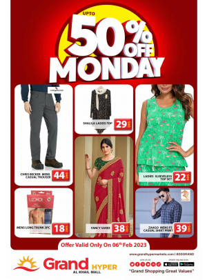 Monday Deals - Grand Hyper Al Khail Mall