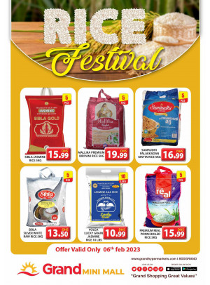 Rice Festival - Grand Mini Mall