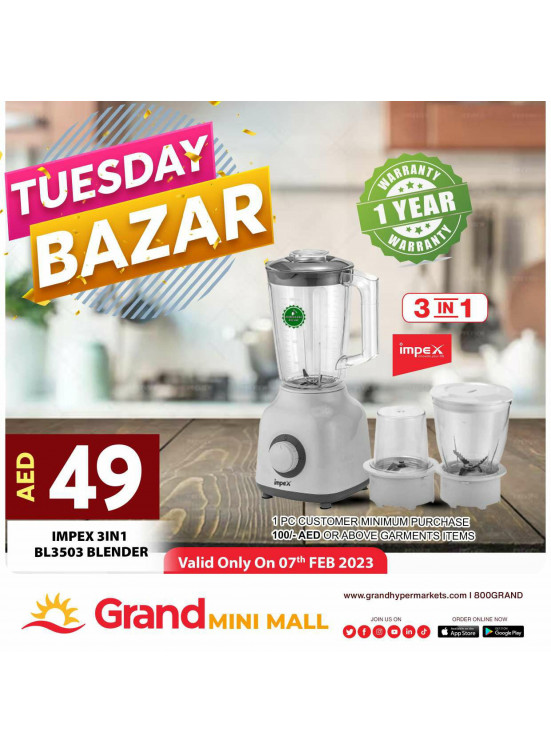 Tuesday Bazar - Grand Mini Mall