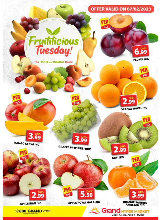 Fruitilicious Tuesday - Grand Hypermarket Jebel Ali