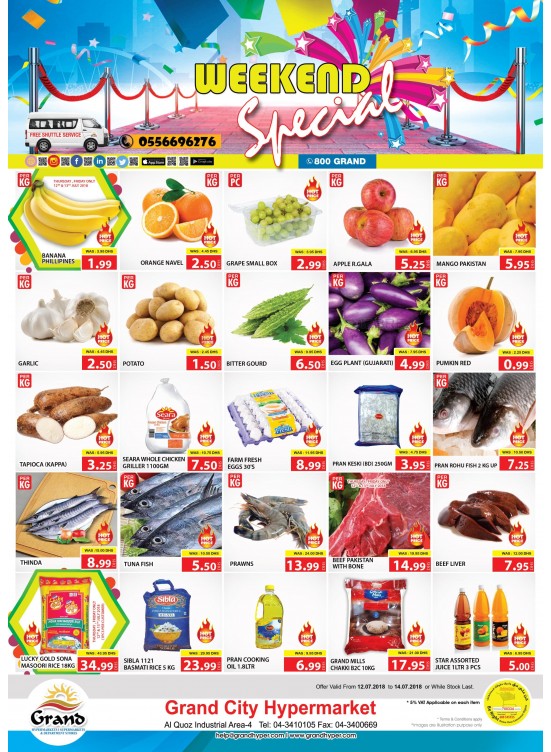 Weekend Special Deals - Grand City Mall