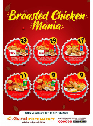 Broasted Chicken Mania - Grand Hypermarket Jebel Ali
