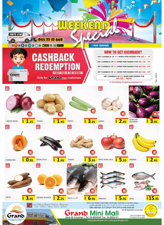 Weekend Special Deals - Grand Mini Mall