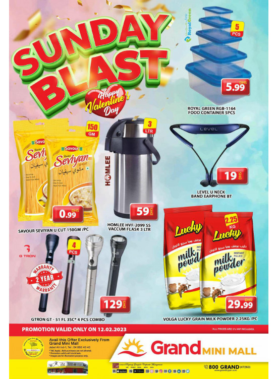 Sunday Blast - Grand Mini Mall