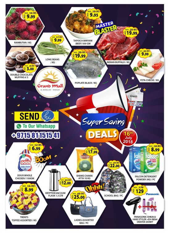 Super Saving Deals - Grand Mall Sharjah