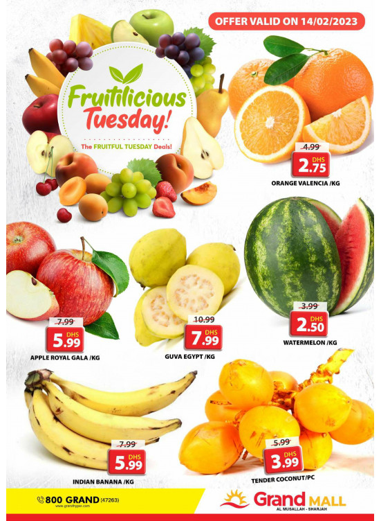 Fruitilicious Tuesday - Grand Mall Sharjah