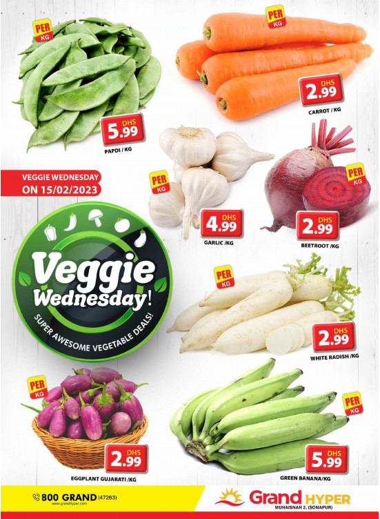 Veggie Wednesday - Grand Hyper Muhaisnah