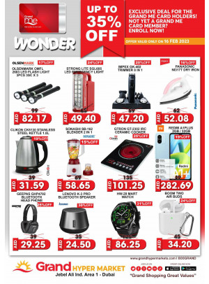 Wonder Deals - Grand Hypermarket Jebel Ali