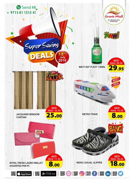 WoW Saving Offers - Grand Mall Sharjah