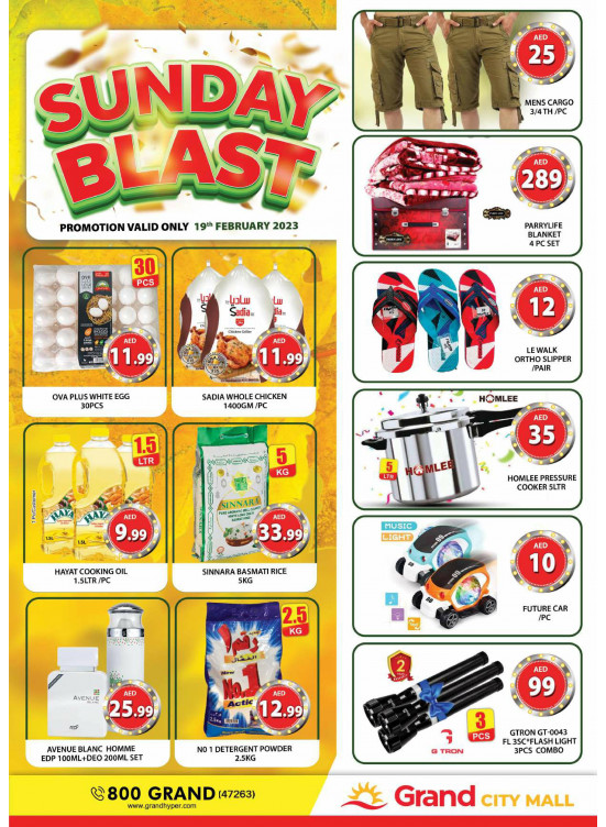 Sunday Blast - Grand City Mall