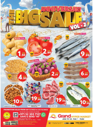 Big Sale - Grand Hypermarket Jebel Ali