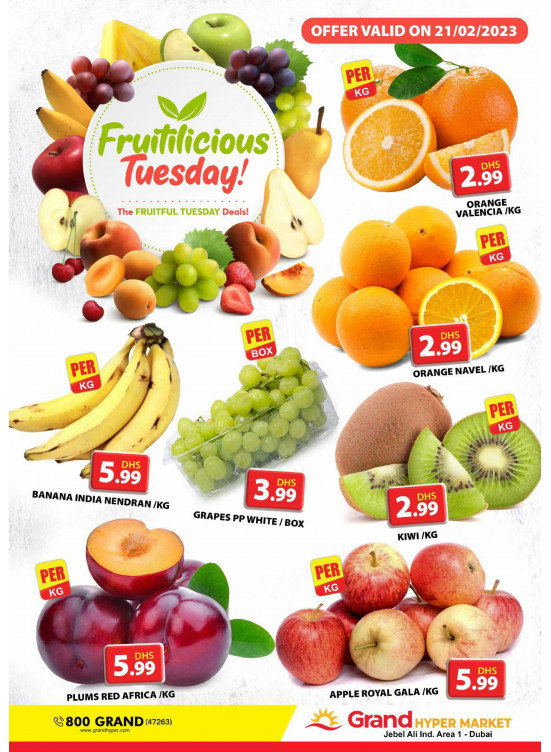 Fruitilicious Tuesday - Grand Hypermarket Jebel Ali