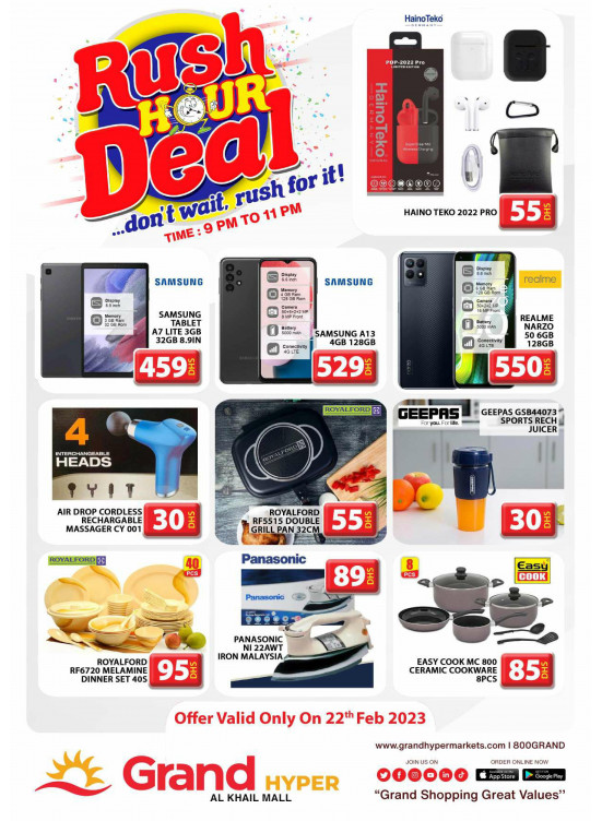 Hourly Deals - Grand Hyper Al Khail Mall