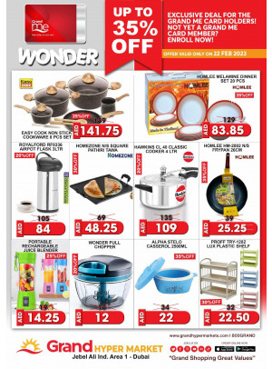 Wonder Deals - Grand Hypermarket Jebel Ali