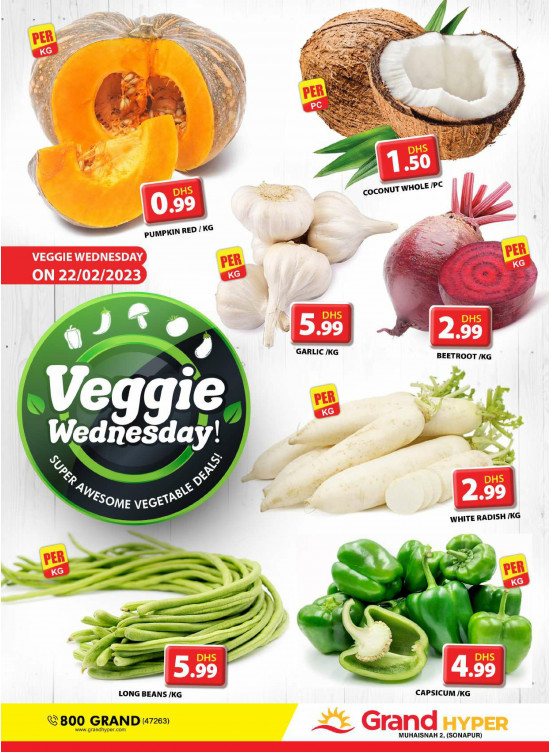 Veggie Wednesday - Grand Hyper Muhaisnah