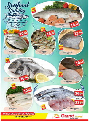 Seafood Sunday - Grand Hyper Al Khail Mall