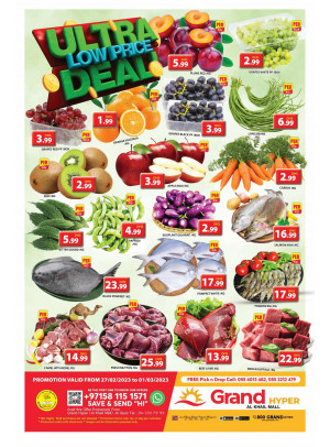 Ultra Low Price Deal - Grand Hyper Al Khail Mall
