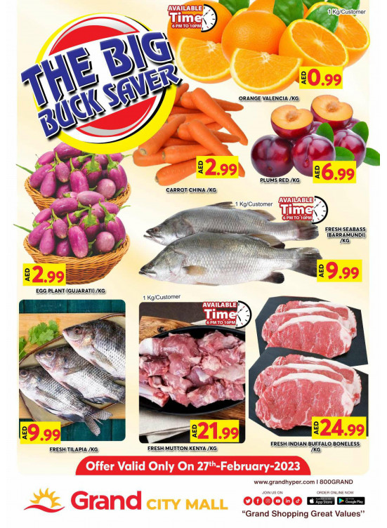 Big Deals Grand City Mall from Grand Hypermarket until 27th February