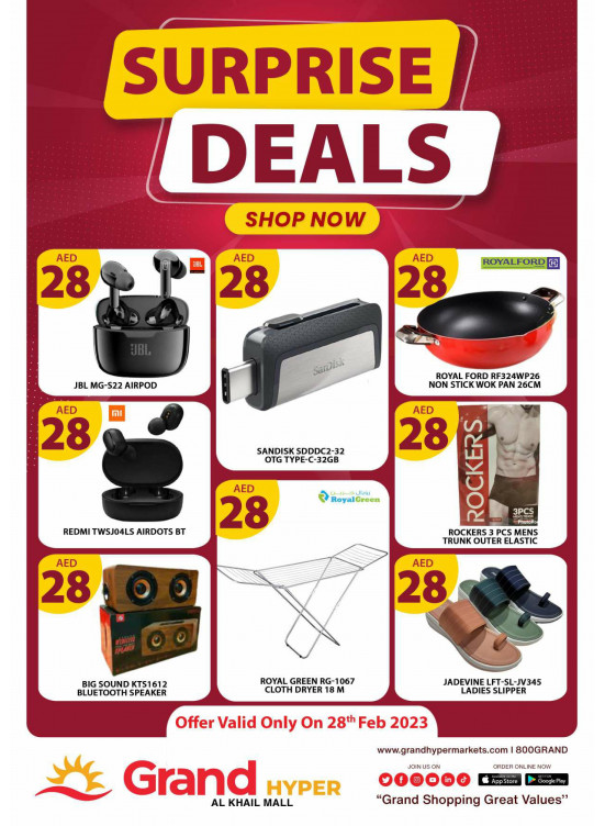 Surprise Deals - Grand Hyper Al Khail Mall