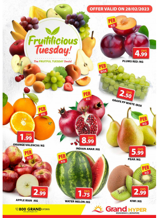 Fruitilicious Tuesday - Grand Hyper Muhaisnah
