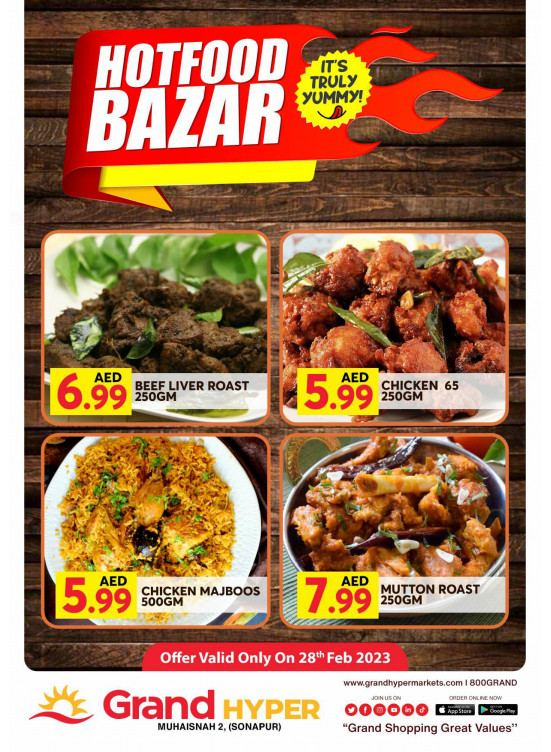 Hot Food Bazar - Grand Hyper Muhaisnah