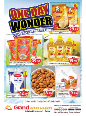 One Day Wonder - Grand Hypermarket Jebel Ali