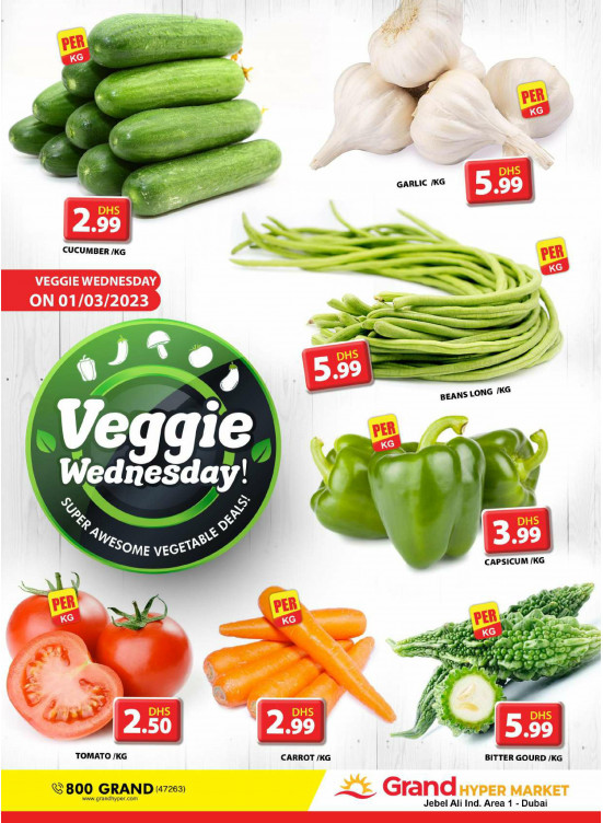 Veggie Wednesday - Grand Hypermarket Jebel Ali
